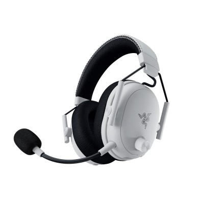 Casti Razer Blackshark V3 Pro Over-ear Gaming, Wireless + Bluetooth + cablu, ANC, cu microfon, Alb Casti Razer Blackshark V3 Pro Over-ear Gaming, Wireless + Bluetooth + cablu, ANC, cu microfon, Alb