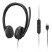 Casti Lenovo 4XD1P83425 Over-ear Birou, cu fir USB-A, cu microfon Casti Lenovo 4XD1P83425 Over-ear Birou, cu fir USB-A, cu microfon
