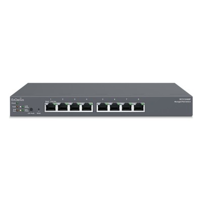 Switch ENGENIUS ECS1008P 8 porturi Gigabit Administrabil, PoE Switch ENGENIUS ECS1008P 8 porturi Gigabit Administrabil, PoE
