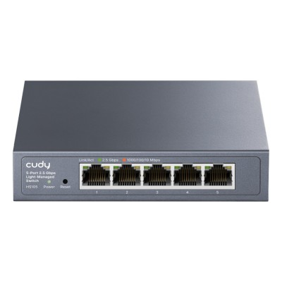 Switch CUDY HS105 5 porturi 2.5G Administrabil Switch CUDY HS105 5 porturi 2.5G Administrabil