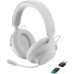 Casti Dell Alienware Pro Lunar Light Over-ear Gaming, Wireless + Bluetooth + cablu, ANC, cu microfon, Alb Casti Dell Alienware Pro Lunar Light Over-ear Gaming, Wireless + Bluetooth + cablu, ANC, cu microfon, Alb