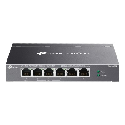 Switch TP-Link DS106GPP 6 porturi Gigabit Neadministrabil, PoE/PoE+/PoE++ Switch TP-Link DS106GPP 6 porturi Gigabit Neadministrabil, PoE/PoE+/PoE++