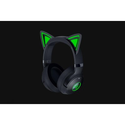 Casti Razer Kraken Kitty V2 Over-ear Gaming Bluetooth, ANC, cu microfon, Roz Casti Razer Kraken Kitty V2 Over-ear Gaming Bluetooth, ANC, cu microfon, Roz