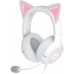 Casti Razer Kraken Kitty V2 Over-ear Gaming, cu fir USB-A, cu microfon, Alb