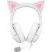 Casti Razer Kraken Kitty V2 Over-ear Gaming, cu fir USB-A, cu microfon, Alb