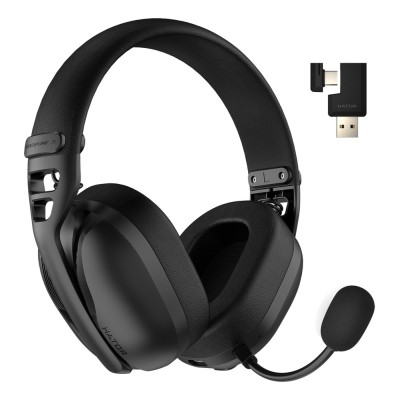 Casti HATOR Hyperpunk 3 Wireless Over-ear Gaming, Wireless + Bluetooth + cablu, ANC, cu microfon Casti HATOR Hyperpunk 3 Wireless Over-ear Gaming, Wireless + Bluetooth + cablu, ANC, cu microfon