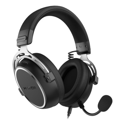 Casti HATOR HYPERGANG 3 Over-ear Gaming, cu fir (USB-C / USB-A / Jack 3.5mm), cu microfon Casti HATOR HYPERGANG 3 Over-ear Gaming, cu fir (USB-C / USB-A / Jack 3.5mm), cu microfon