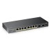 Switch Zyxel GS1100-10HP v2 8 porturi Gigabit Neadministrabil, PoE+ + SFP uplink