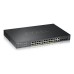 Switch Zyxel GS2220-28HP-EU0101F 24 porturi Gigabit Administrabil, PoE+ + 4 SFP uplink, Rack 19