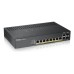 Switch Zyxel GS1920-8HPV2-EU0101F 8 porturi Gigabit + 2 SFP uplink Administrabil, PoE+ Switch Zyxel GS1920-8HPV2-EU0101F 8 porturi Gigabit + 2 SFP uplink Administrabil, PoE+
