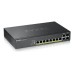 Switch Zyxel GS2220-10HP-EU0101F 10 porturi Gigabit Administrabil, PoE+ 8 porturi + SFP uplink, Rack 19 Switch Zyxel GS2220-10HP-EU0101F 10 porturi Gigabit Administrabil, PoE+ 8 porturi + SFP uplink, Rack 19