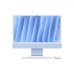 All-in-One PC Apple iMac M4 24-inch cu procesor Apple M4 (8-core CPU), 24" 4480 x 2580 px Retina, 16GB Unified Memory, 256GB SSD, Apple GPU 8-core integrată, macOS, Albastru, 1 an