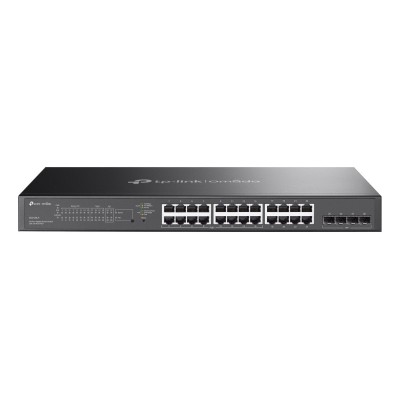Switch TP-Link SG2428LP 24 porturi Gigabit Administrabil, PoE+, + SFP uplink Rack 19