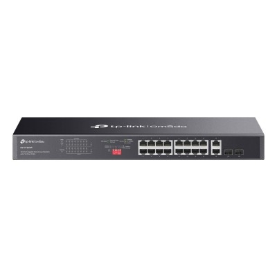 Switch TP-Link DS1018GMP 16 porturi Gigabit Neadministrabil, PoE+, + SFP uplink, Rack 19 Switch TP-Link DS1018GMP 16 porturi Gigabit Neadministrabil, PoE+, + SFP uplink, Rack 19