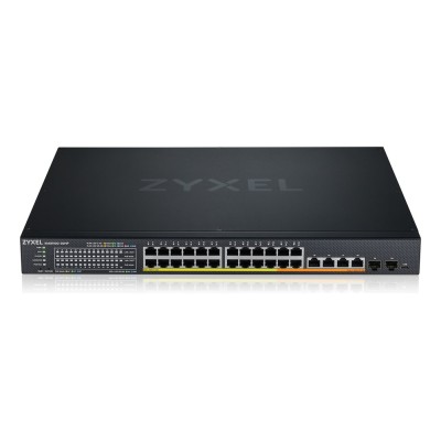 Switch Zyxel XMG1930-30HP 24 porturi 2.5G Administrabil, PoE++, + SFP+ uplink, Rack 19