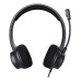 Casti Trust Ayda On-ear, cu fir, ANC, microfon boom