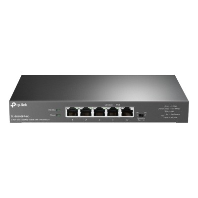 Switch TP-Link TL-SG105PP-M2 5 porturi 2.5G Neadministrabil, PoE++ Switch TP-Link TL-SG105PP-M2 5 porturi 2.5G Neadministrabil, PoE++