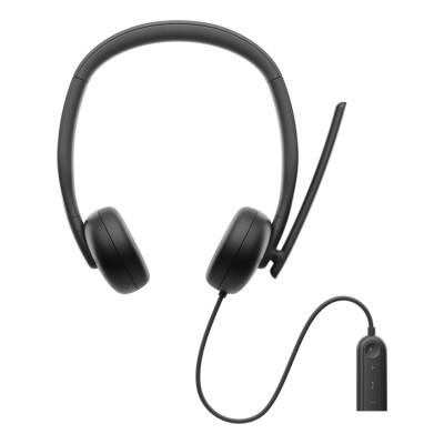 Casti Dell WH3024 On-ear Birou, cu fir, cu microfon Casti Dell WH3024 On-ear Birou, cu fir, cu microfon