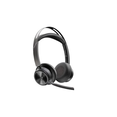 Casti Poly Voyager Focus 2 -C A On-ear Birou, Wireless + Bluetooth + cablu, ANC, cu microfon Casti Poly Voyager Focus 2 -C A On-ear Birou, Wireless + Bluetooth + cablu, ANC, cu microfon