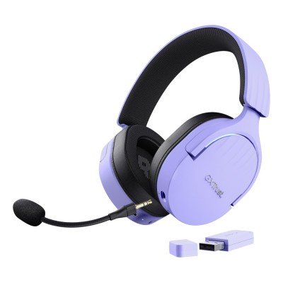 Casti Trust GXT 491P FAYZO On-ear Gaming, Wireless + Bluetooth + cablu, cu microfon