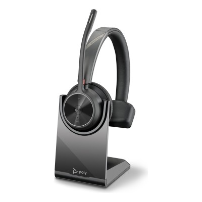 Casti Poly Voyager 4310-M Over-ear Birou, Bluetooth, cu microfon Casti Poly Voyager 4310-M Over-ear Birou, Bluetooth, cu microfon