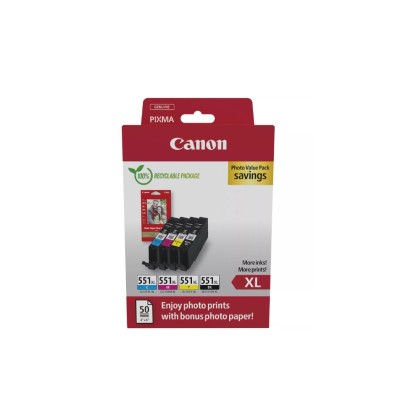 Cartus Cerneala Canon CLI-551XL Multipack 11ml/665 pagini XL Multipack