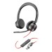 Casti Poly Blackwire 8225 On-ear Birou, cu fir USB-C, ANC, cu microfon Casti Poly Blackwire 8225 On-ear Birou, cu fir USB-C, ANC, cu microfon