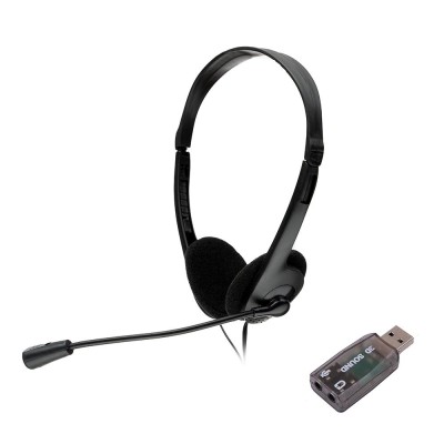 Casti Spacer SPK-223-USB Over-ear Birou, cu fir USB-A + Jack 3.5mm, cu microfon Casti Spacer SPK-223-USB Over-ear Birou, cu fir USB-A + Jack 3.5mm, cu microfon