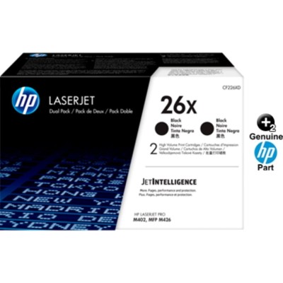 Toner HP CF226XD Negru (XL), 18.000 pagini, Dualpack