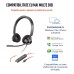 Casti Poly Blackwire 3320 Over-ear Birou, cu fir USB-C, cu microfon