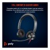 Casti Poly Blackwire 3320 Over-ear Birou, cu fir USB-C, cu microfon