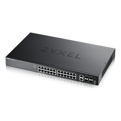 Switch Zyxel XGS2220-30 24 porturi Gigabit + 4 SFP+ uplink Administrabil, Rack 19 Switch Zyxel XGS2220-30 24 porturi Gigabit + 4 SFP+ uplink Administrabil, Rack 19