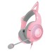 Casti Razer Kraken Kitty V2, Quartz Kraken Kitty V2 Quartz Over-ear Gaming, cu fir USB-A + Jack 3.5mm, cu microfon