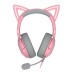 Casti Razer Kraken Kitty V2, Quartz Kraken Kitty V2 Quartz Over-ear Gaming, cu fir USB-A + Jack 3.5mm, cu microfon