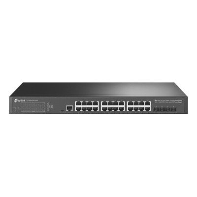Switch TP-Link TL-SG3428X-UPS 24 porturi Gigabit + 4 SFP+ uplink Administrabil, Rack 19 Switch TP-Link TL-SG3428X-UPS 24 porturi Gigabit + 4 SFP+ uplink Administrabil, Rack 19