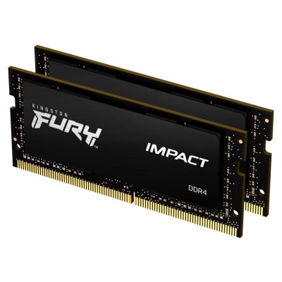 Memorie RAM laptop Kingston FURY Impact 32GB (2x16GB) DDR4 3200MHz CL20, SO-DIMM Memorie RAM laptop Kingston FURY Impact 32GB (2x16GB) DDR4 3200MHz CL20, SO-DIMM