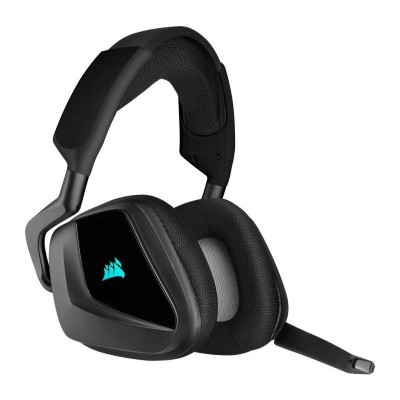 Casti Corsair Void RGB Elite Wireless Carbon Over-ear Gaming, Wireless 2.4 GHz, cu microfon Casti Corsair Void RGB Elite Wireless Carbon Over-ear Gaming, Wireless 2.4 GHz, cu microfon
