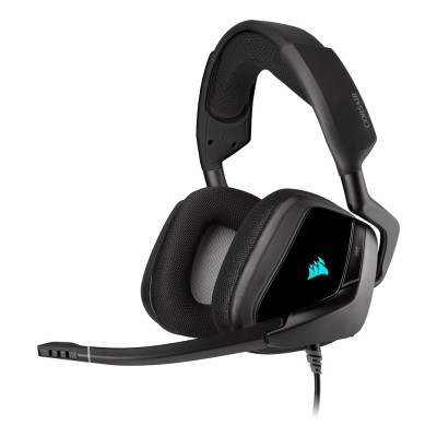 Casti Corsair VOID RGB ELITE USB Over-ear Gaming, cu fir USB, cu microfon