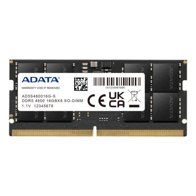 Memorie RAM laptop ADATA Premier 16GB DDR5 4800MHz CL40, SO-DIMM