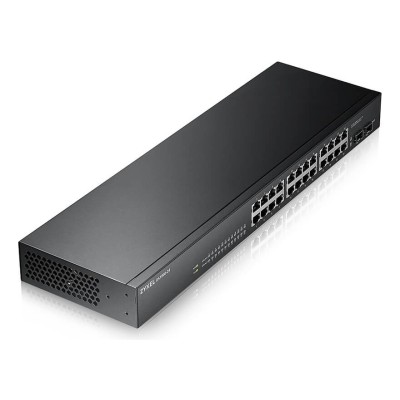 Switch Zyxel GS1900-24-EU0102F 24 porturi Gigabit Administrabil + SFP uplink, Rack 19 Switch Zyxel GS1900-24-EU0102F 24 porturi Gigabit Administrabil + SFP uplink, Rack 19