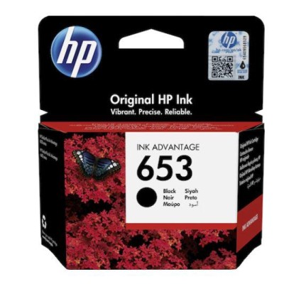 Cartus Cerneala HP 653 Negru 6ml/360 pagini