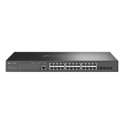 Switch TP-Link TL-SG3428XMP 24 porturi Gigabit + 4 SFP+ uplink Administrabil, PoE+, Rack 19 Switch TP-Link TL-SG3428XMP 24 porturi Gigabit + 4 SFP+ uplink Administrabil, PoE+, Rack 19