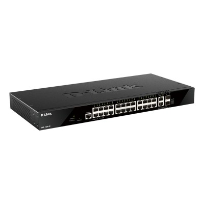 Switch D-Link DGS-1520-28 26 porturi Gigabit Administrabil + SFP+ uplink, Rack 19 Switch D-Link DGS-1520-28 26 porturi Gigabit Administrabil + SFP+ uplink, Rack 19