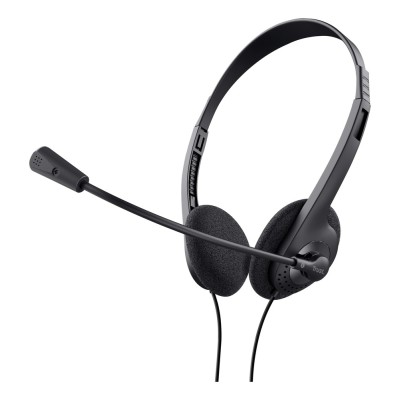 Casti Trust 21665 On-ear Birou, cu fir, cu microfon Casti Trust 21665 On-ear Birou, cu fir, cu microfon