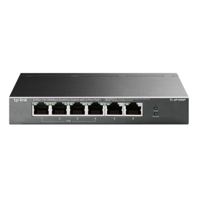 Switch TP-Link TL-SF1006P 6 porturi 10/100 Neadministrabil, PoE+ Switch TP-Link TL-SF1006P 6 porturi 10/100 Neadministrabil, PoE+