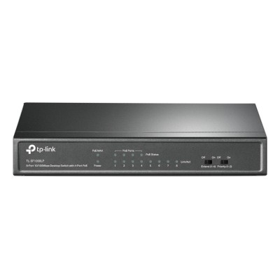 Switch TP-Link TL-SF1008LP 8 porturi 10/100 Neadministrabil, PoE Switch TP-Link TL-SF1008LP 8 porturi 10/100 Neadministrabil, PoE
