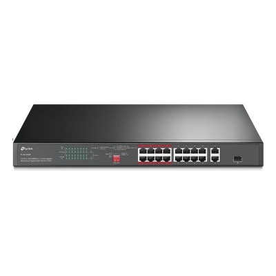 Switch TP-Link TL-SL1218P 18 porturi Gigabit Neadministrabil, PoE+, + SFP uplink, Rack 19 Switch TP-Link TL-SL1218P 18 porturi Gigabit Neadministrabil, PoE+, + SFP uplink, Rack 19