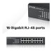 Switch Zyxel GS1100-16-EU0103F 16 porturi Gigabit Neadministrabil