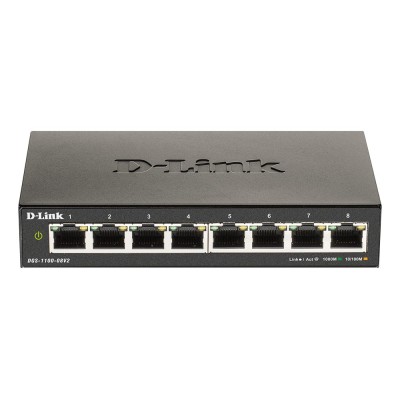 Switch D-Link DGS-1100-08V2 8 porturi Gigabit Administrabil
