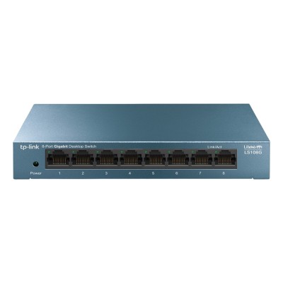 Switch TP-Link LS108G 8 porturi Gigabit Neadministrabil Switch TP-Link LS108G 8 porturi Gigabit Neadministrabil